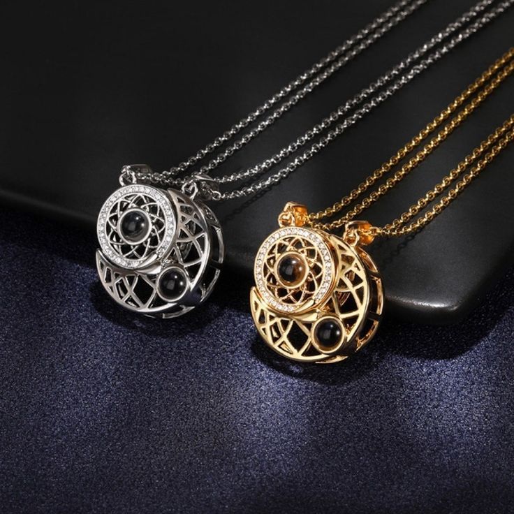 Collar del Amor Sol y Luna - SAN VALENTÍN - Te Amo en 100 Idiomas