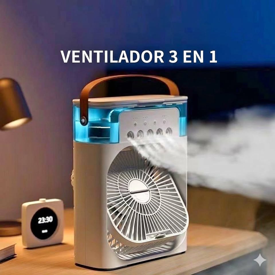 Dile adiós al Calor con el Ventilador Aire Acondicionado Portátil