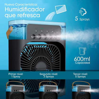 Dile adiós al Calor con el Ventilador Aire Acondicionado Portátil